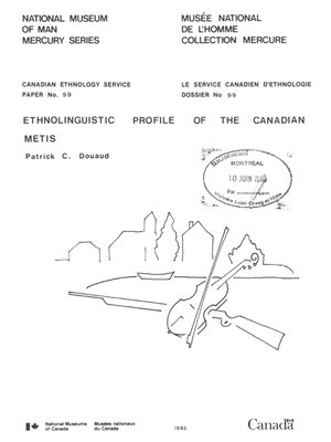 cover image of Ethnolinguistic Profile of the Canadian Metis
